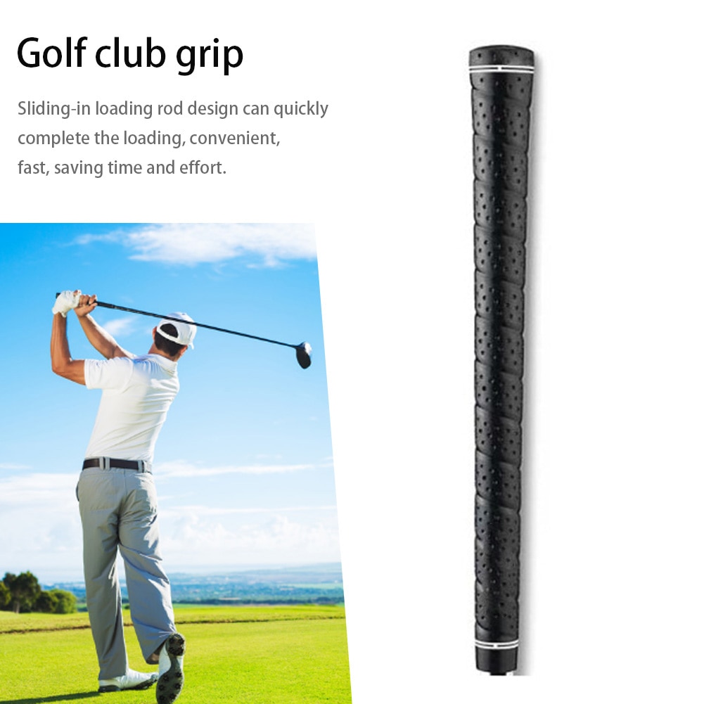anti-slip Golf Rubber Grip Fishing Rod Hand Irons Wooden Swing Universal Golf Club Grip