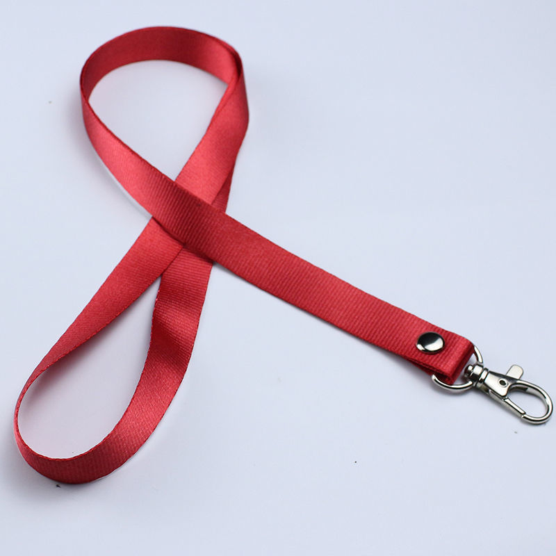 50 Stück/viel individuell bedrucktes Schlüsselband für Schlüssel, Logo, individuelles , Ausweishalter und Personelkarten, 1 Farbe, personalisierter Druck, Landyard: Schwarz