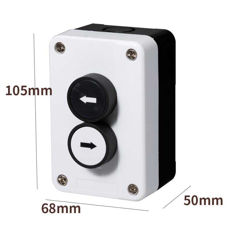 Met Pijl Symbool, Start Stop Zelfsluitende Waterdichte Schakelaar Noodstop Industriële Houvast Control Box: BOX -6