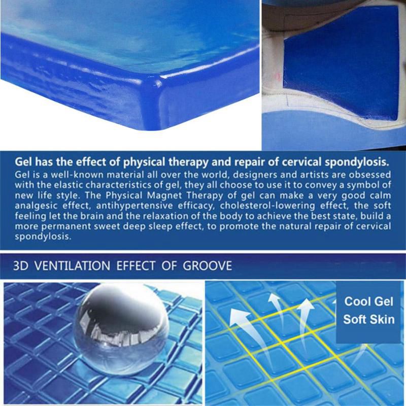 Motorrad Sitz Gel Pad Komfortable Weiche Kissen Dämpfung matt Blau Motorrad Sitzkissen Absorption Matten Neue
