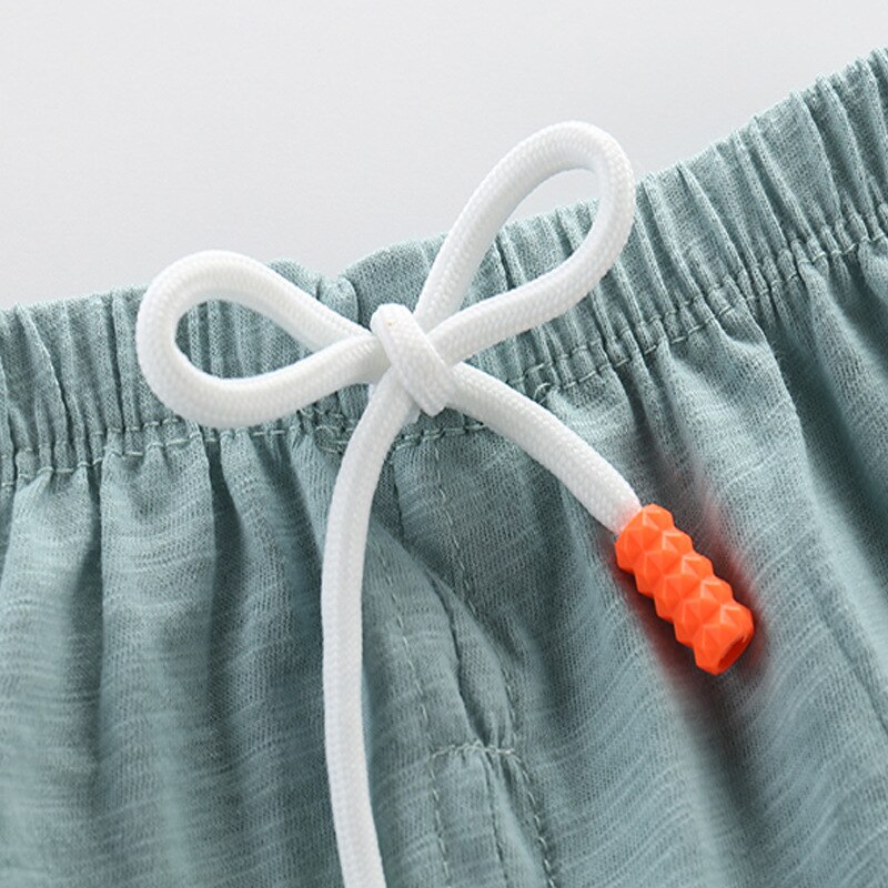 12M-5T Baby Summer Candy Color Anti-Mosquito Pants Boy Girl Soft Bamboo Cotton Tie Bloomers Loose Pants Kids Spring Harem Pants