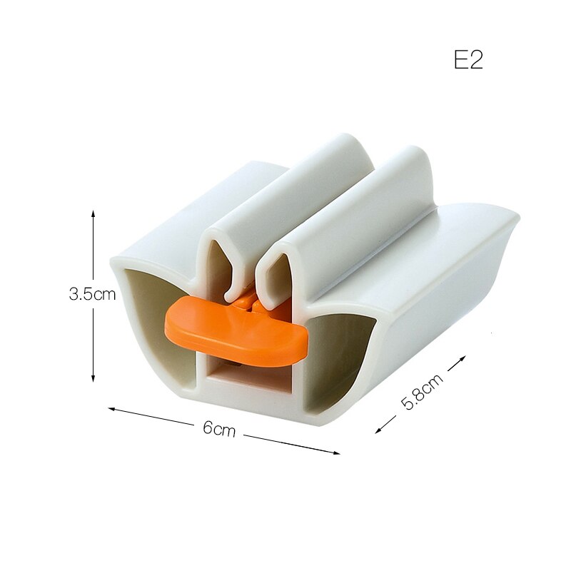 Gezichtsreiniger Druk Houder Tandpasta Knijper Tube Cosmetica Rolling Knijpen Dispenser Apparaat Oral Care Badkamer Benodigdheden: E2