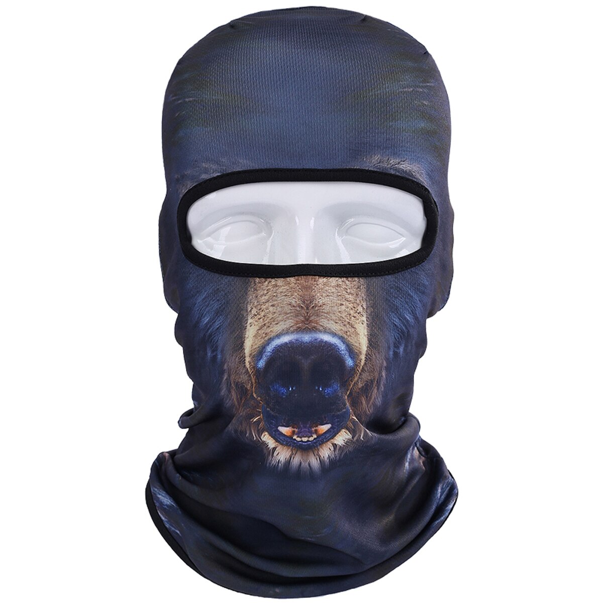 3d djur katt hund cykel hattar balaclava halloween snowboard vintervärmare vindtät hjälm liner helmask för män kvinnor: Bnb 08