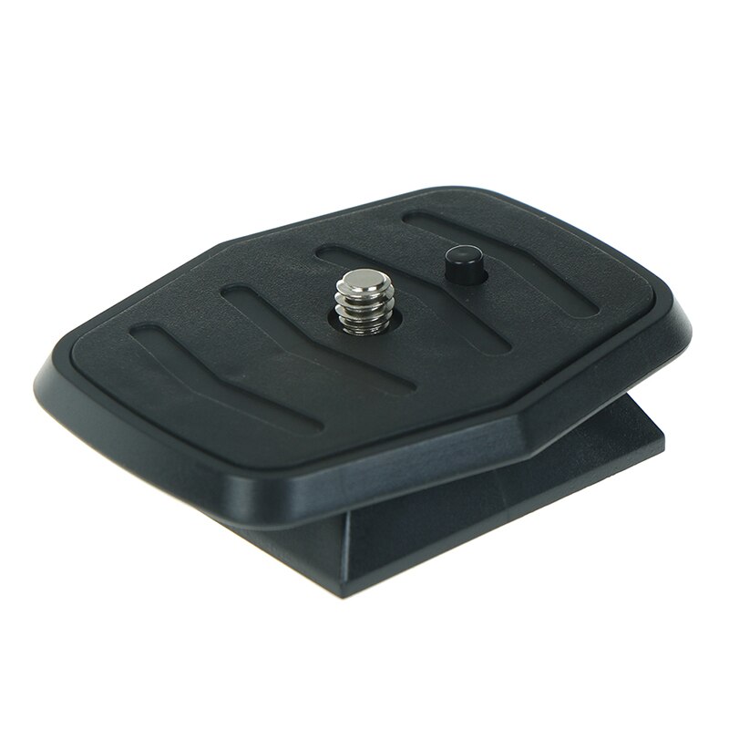 Placa de liberación rápida para trípode, montaje adaptador de tornillo de cabeza de monopié para Velbon, CX-460, CX-460mini, CX-470, CX-570, CX-690, negro