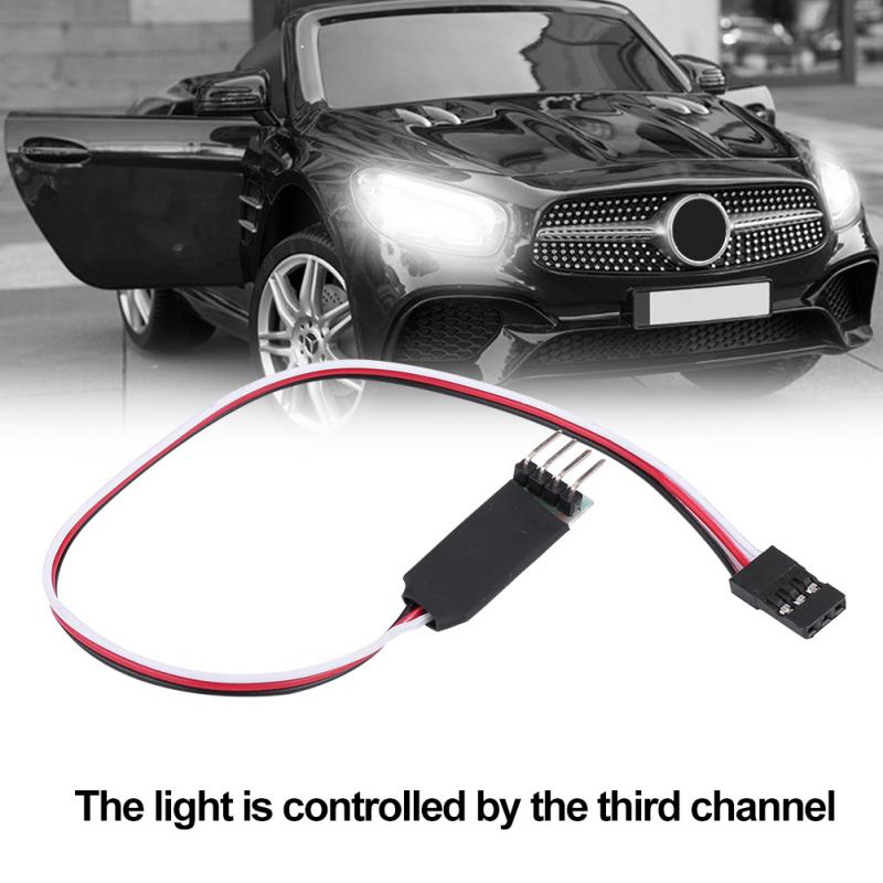 Plastic and 190mm Light Switch System Extension Cable Wire For RC Model Car Flash LED 3CH White + Red + Black RC Accessory