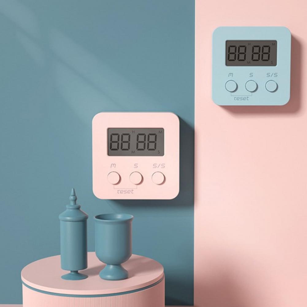 Bright Color Minimalist Style Digital Timer Countdown Digital Timer Large Screen for Household