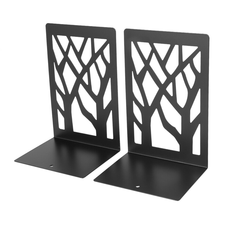 Metal Bookends for Heavy Books - Book Ends,Bookends for Shelves,Bookend Supports on Office Desk,Book Shelf Holder Home