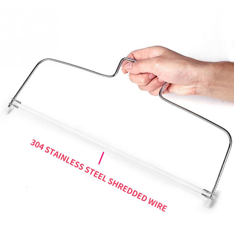 1PC Double Line Cake Cut Slicer Adjustable Stainless Steel Device Cake Decorating Mold DIY Bakeware Kitchen Cooking Tool: Double Line