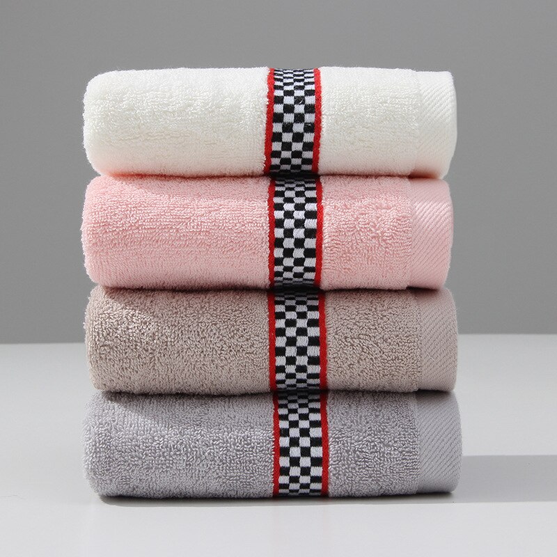 Cotton Horizontal Bar Towel Lovers Face Towel Household Soft Water Absorbent Adult Lovely Bath Towel Towels Bathroom Microfiber