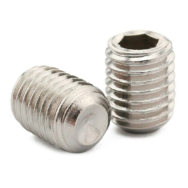 50Pcs M2.5 x 3mm Stainless Steel Hex Socket Set Grub Screws Headless Cup Point