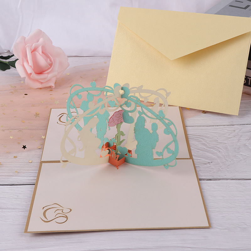 3D Cards Mothers Day Card Flowers Greeting Cards Mother Birthday Card