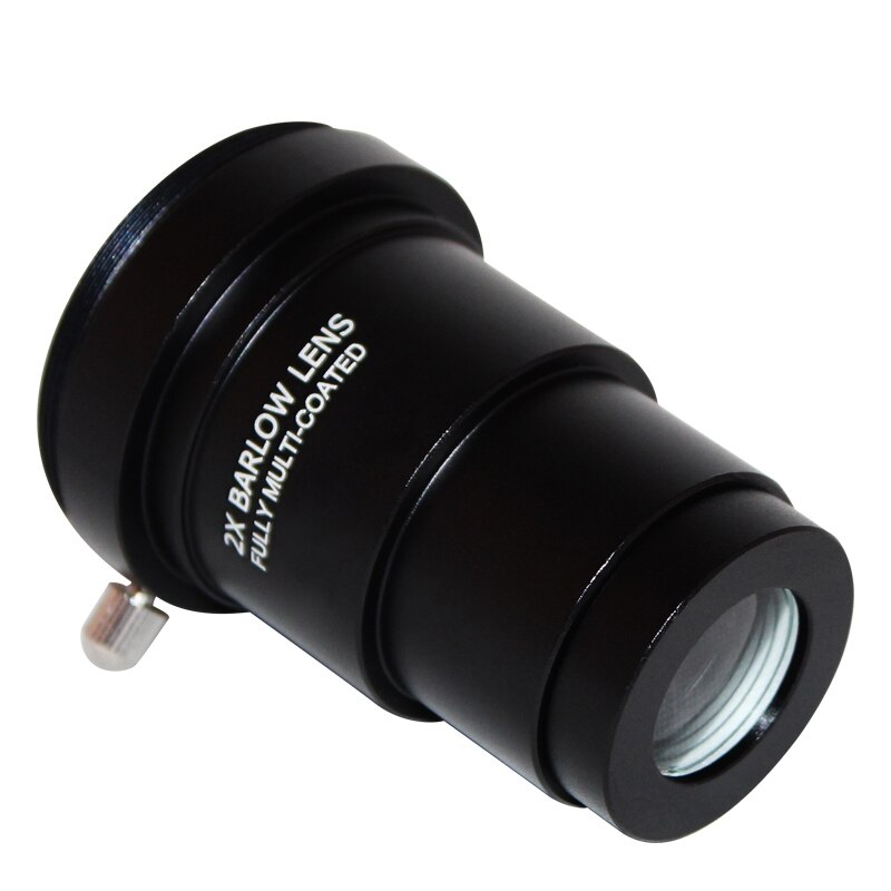 1.25 Inch 2X Metalen Barlow Lens En Camera T Adapter Voor Telescopen Oculair