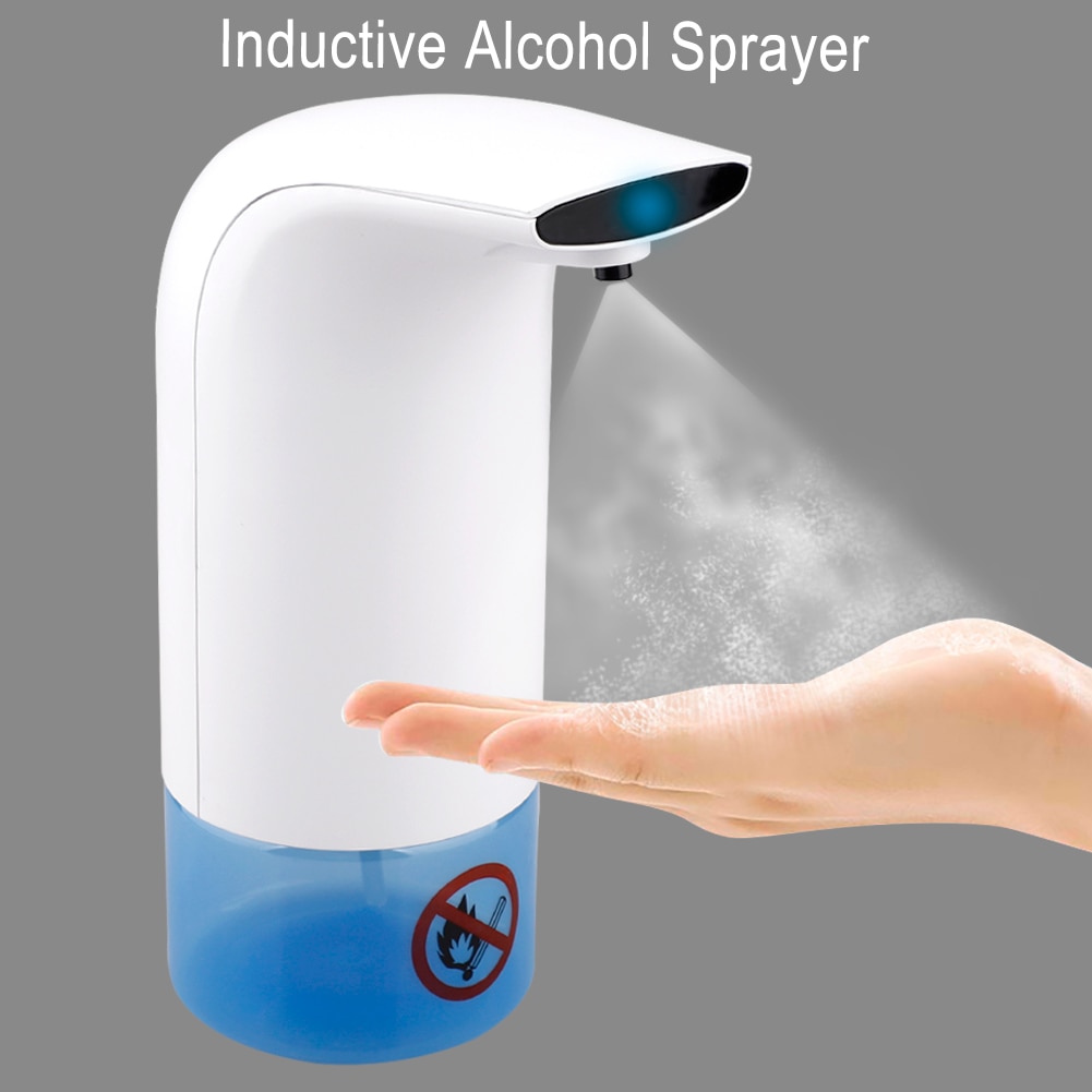 In Stock Touchless Soap Dispenser Infrared Automatic Induction Non-Contact Alcohol Spray Bottles 300ml Hand Disinfection Sprayer