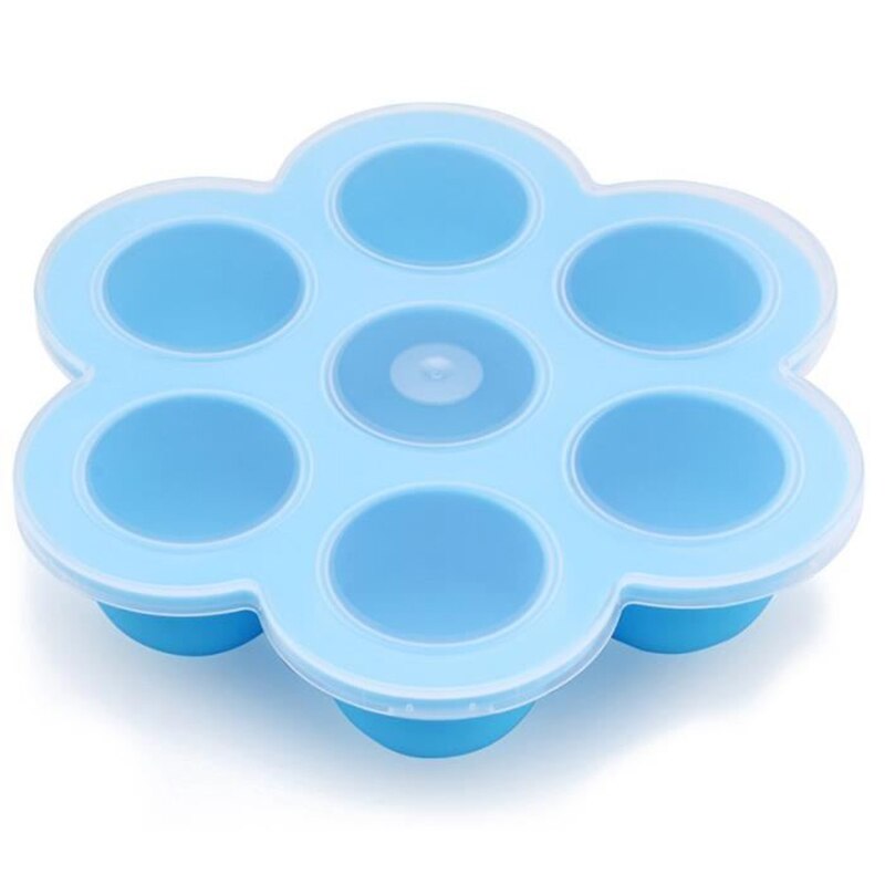 Silicone Egg Bite Mold Baby Food Storage Container Fruit Ice Cube Ice Cream Maker Kitchen Instant Pot Accessories Muffin 1pcs