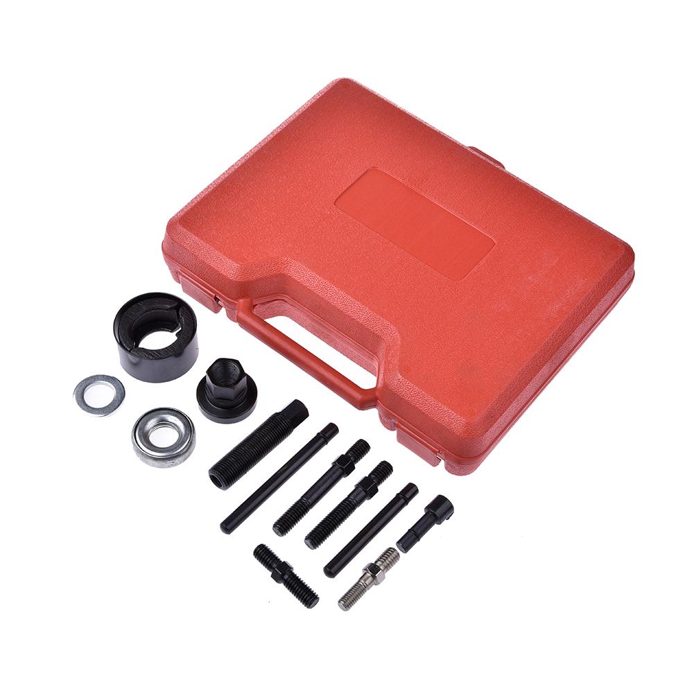 13PCS Pulley Puller Remover Installer Set for G-M Chrysler Ford Power Steering Alternators Pulley Remover Kit