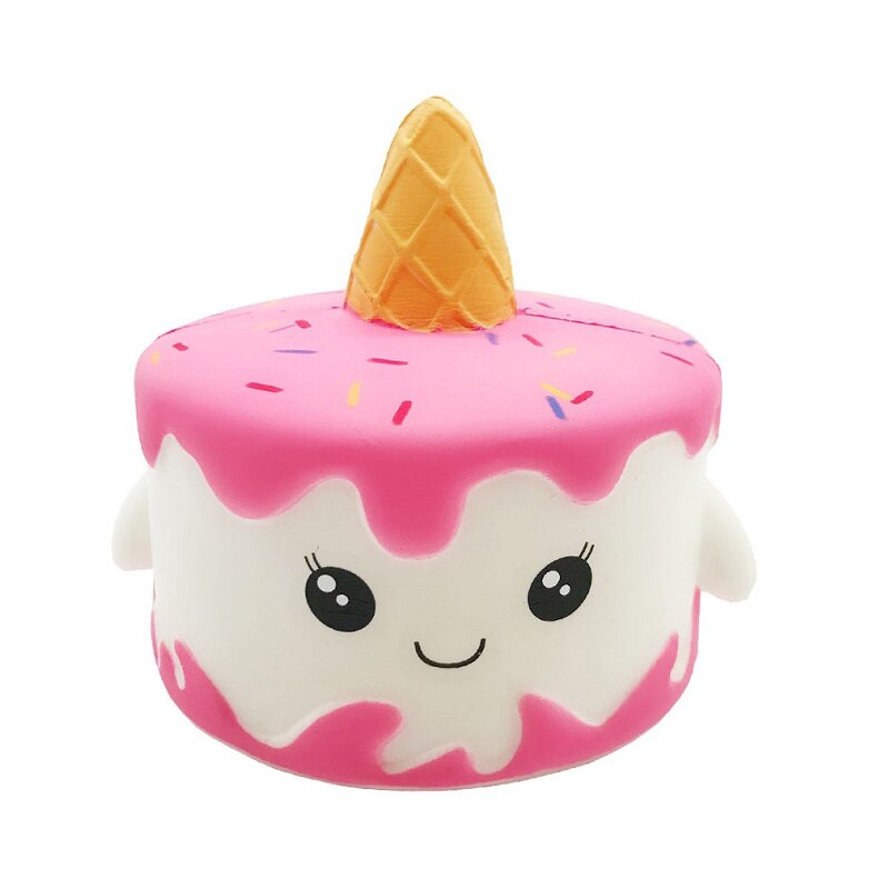 Kawaii Squishy Langzaam Stijgende Eenhoorn Cake Squeeze Speelgoed Zachte Brood Decompressie Ontluchting Speelbal Simulatie Craft Decor 11*10 Cm
