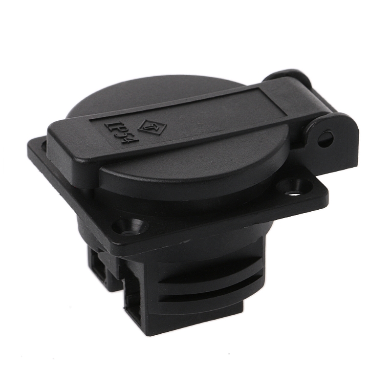 AC 250V 16A German Standard Power Outlet Single Plug Waterproof Wall Socket