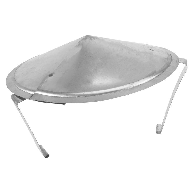 1Pc Stainless Steel Chimney Rainproof Cap Chimney Cover Rain Cover Exhaust Pipe Cap for Protection Home Garden