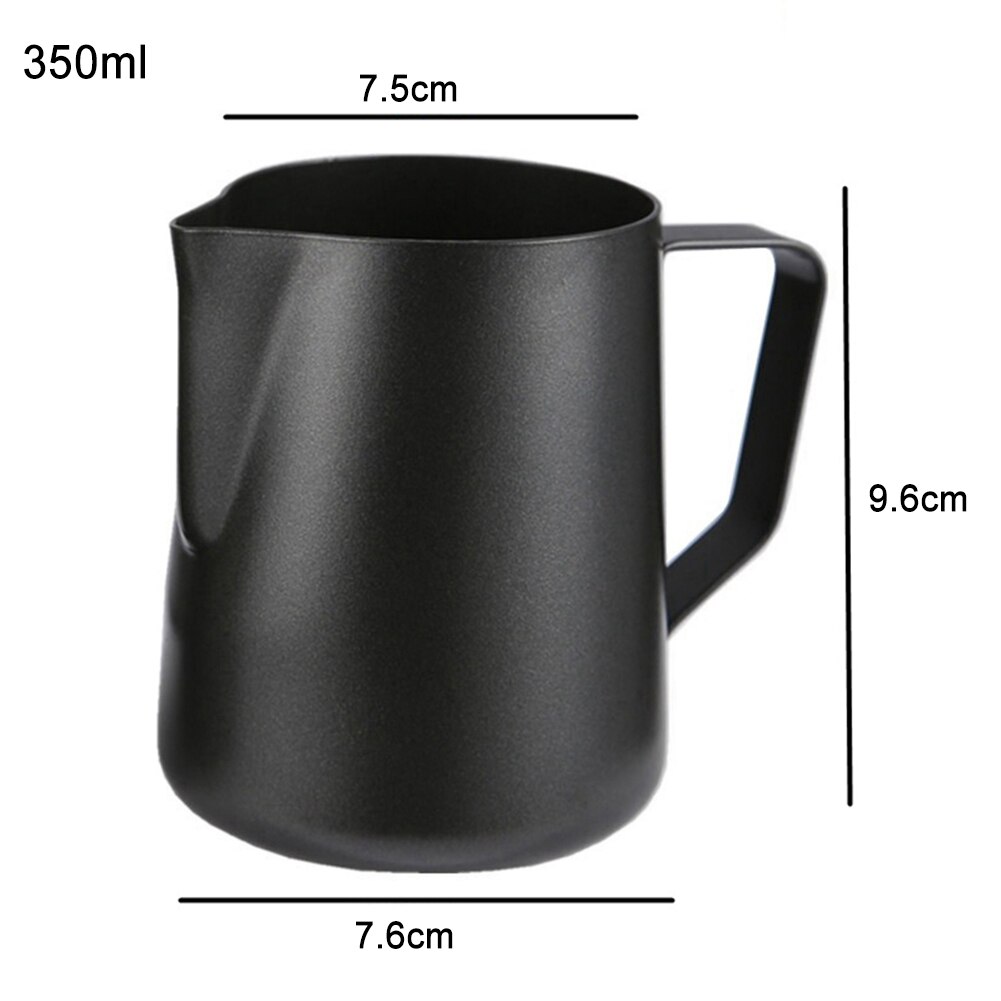 350/600ml ruostumaton teräs maitovaahto kahvi latte cappuccino vaahdotuskannu kuppi maitovaahto kahvi latte cappuccino vaahto: 350ml
