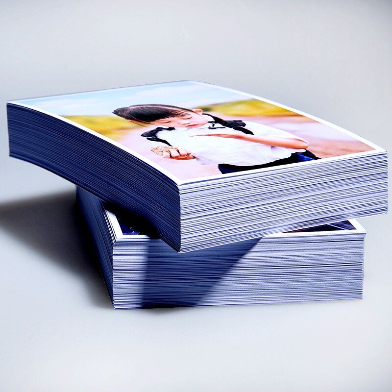 20 hojas/lote de papel fotográfico brillante Deli A4(210x297mm) A3(297x420mm) 200g 230g papel fotográfico papel de inyección de tinta de color