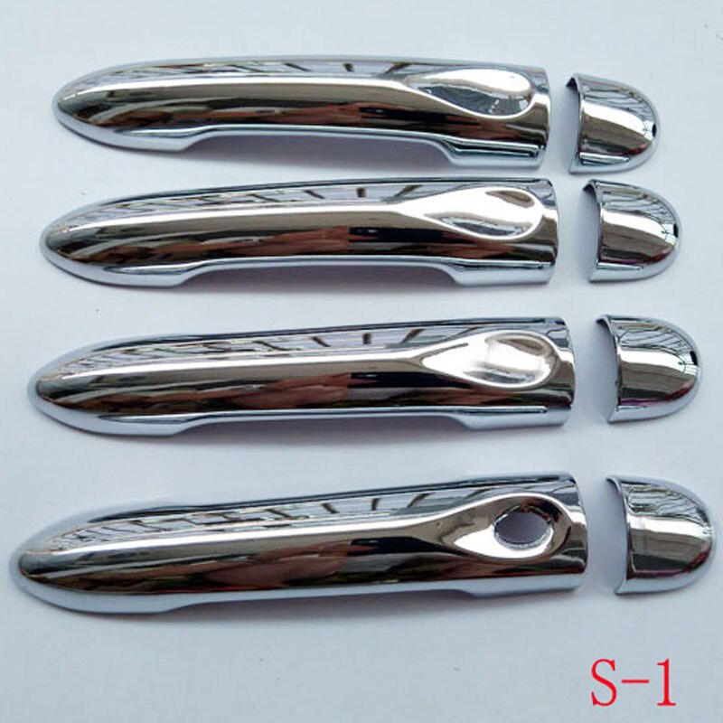 Cubierta de manija de puerta de coche, accesorios de color fibra de carbono para Renault Megane 3 iii, , , , , , , ,: 4ds-1y
