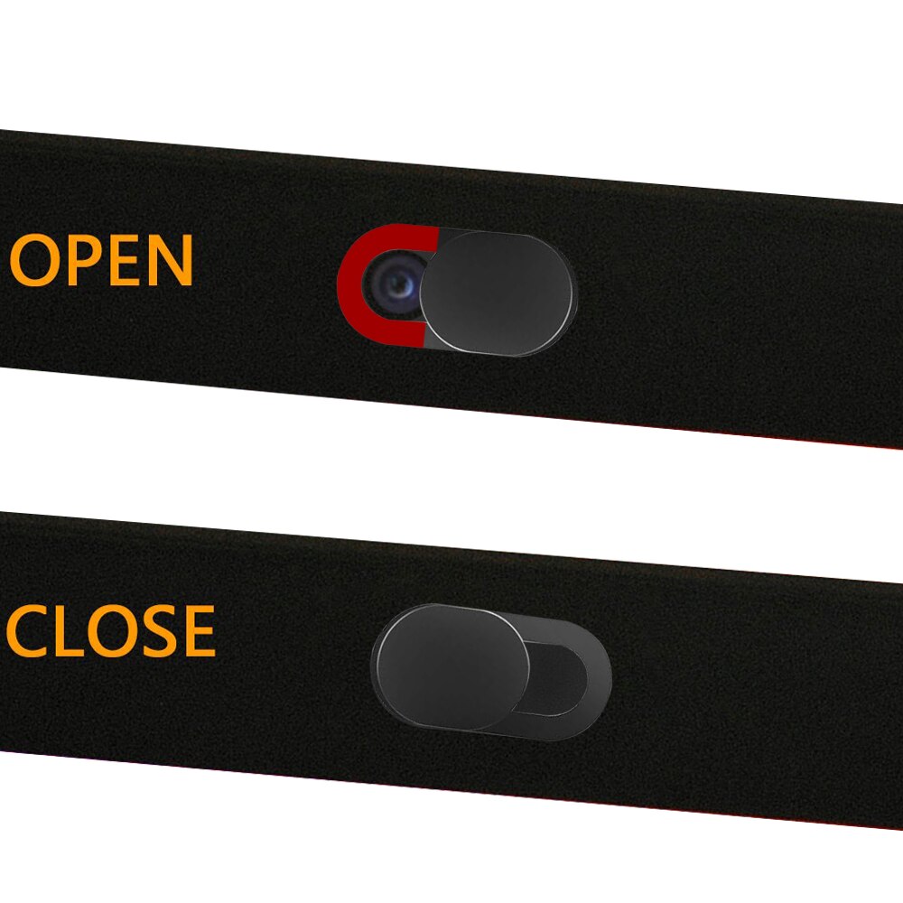 KIWI Webcam Cover, 6 Pack Laptop Camera Cover Slide Ultra Thin with Clean Cloth for Laptop, PC, Macbook, iMac