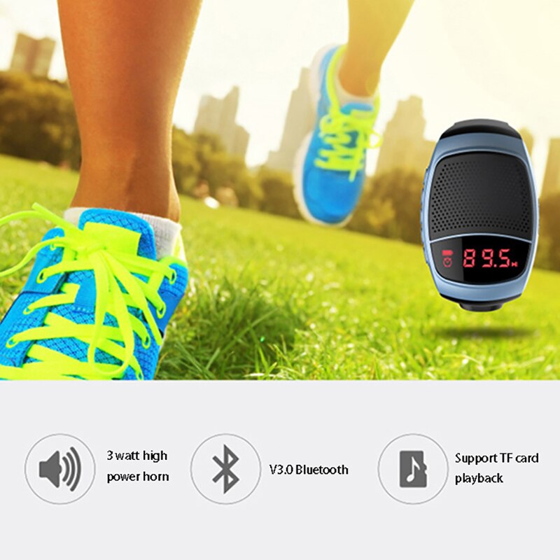 B90 Bluetooth Lautsprecher Uhr, Multifunktionale Tragbare Clever Armbinde