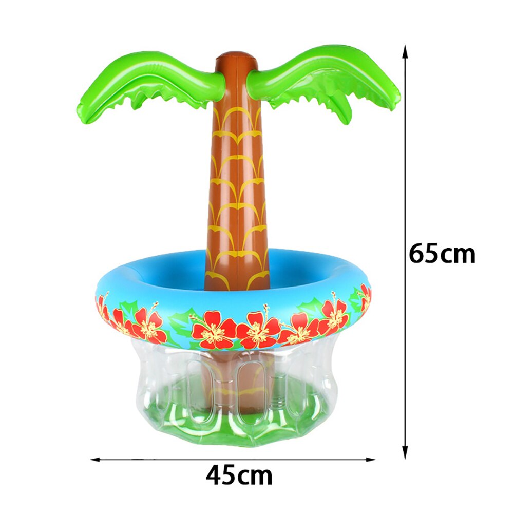 Outdoor Inflatable Coconut Tree Ice Bucket Party Beach Swimming Pool Party Beer Drink Container Cooler