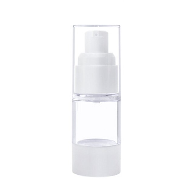 AS Vacuum Clear Liquid Bottle Portable Transparent Hand Sanitizer Lotion Press Refillable Sub-Bottling Container For Cosmetics: F 50ML