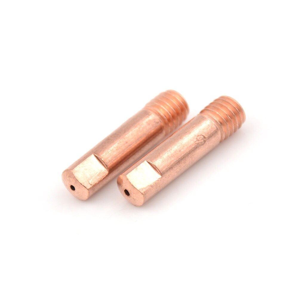 10Pcs/Pack Conductive Nozzle 1.0mm 1.2mm MB-15AK MIG/MAG Welding Weld Torch Contact Tips Holder Gas Nozzle Part Tool Set