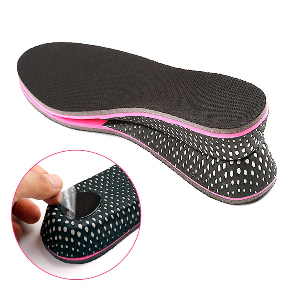 Tcare 1 pari 3cm/5cm unisex-korkeuden lisäys pohjalliset ilmatyyny kantapään nosto kenkäpehmuste mukavat pohjalliset miesten naisten jalkahoito