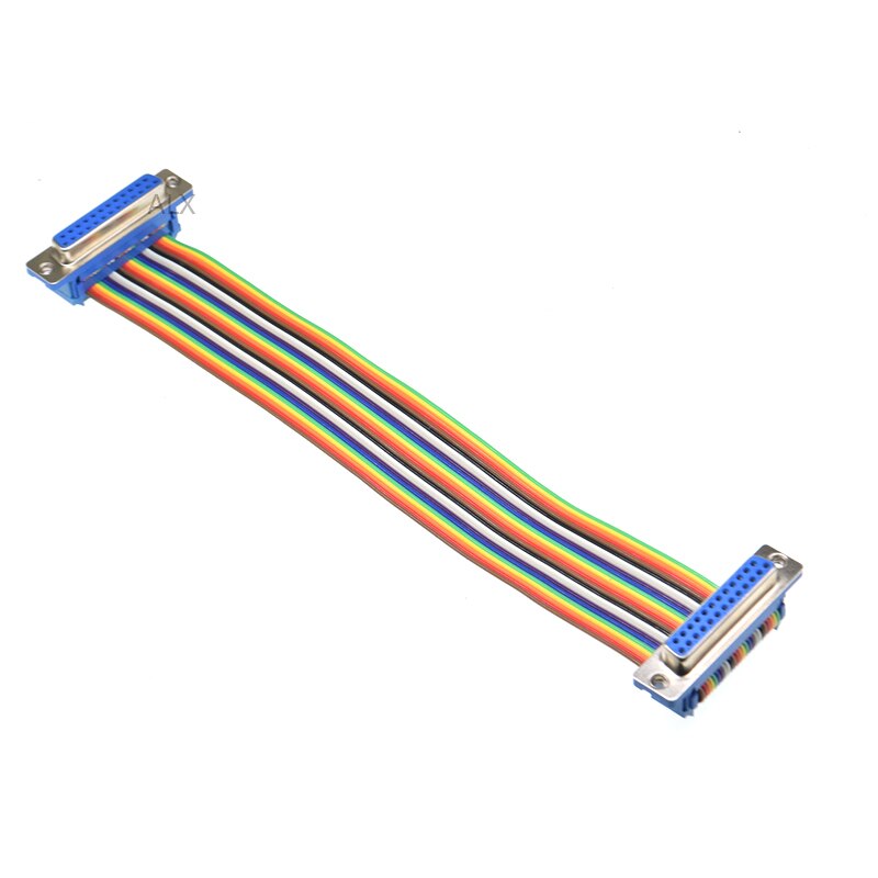 Connecteur de câble DB25 mâle à femelle/mâle à mâle/femelle/femelle, câble d&#39;extension adaptateur de port série d-sub, 1 pièce, 20CM 50CM 1M: FEMALE TO FEMALE / 1M