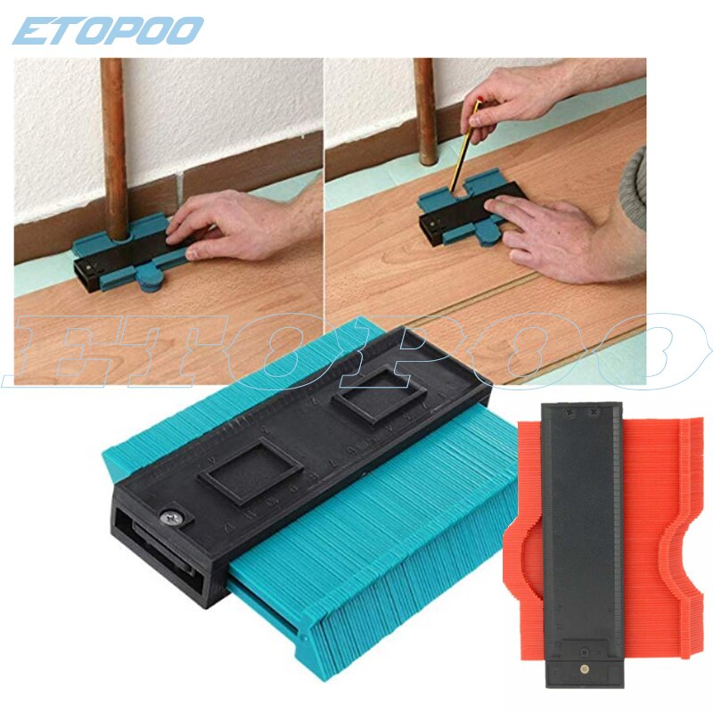 self lock Profile Copy Gauge Contour Gauge Duplicator Standard 5/10" Width Wood Marking Tool Tiling Laminate Tiles General Tools