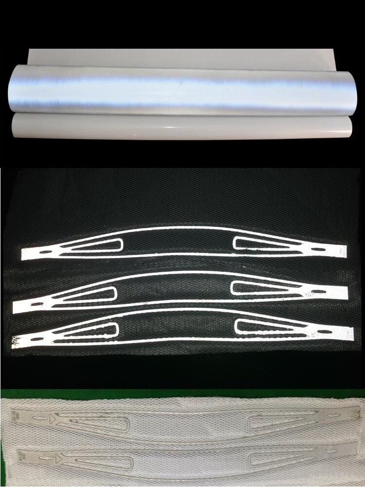 1M*5M High Light PVC Reflective Film High Frequency Machine Pressing On the Clothing Shoes Bag Raincoat Warning Material