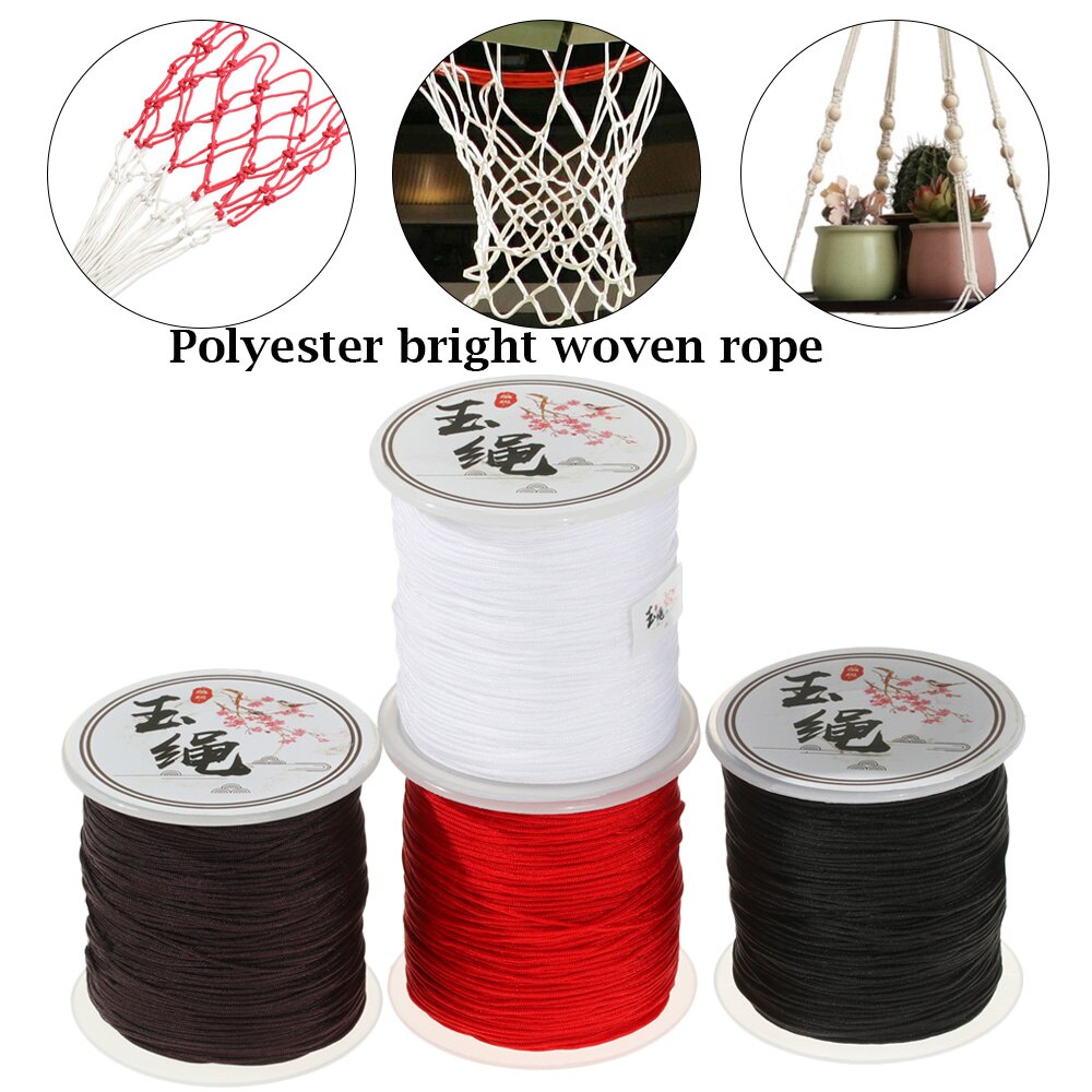 100M/Roll 0.8mm Thread Chinese Knot Cord Macrame R... – Grandado