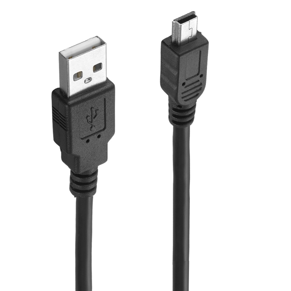 Bochara USB 2,0 Typ A Stecker auf Mini 5P Männlichen Mini 5P USB Kabel M/M Folie + geflochtene + PVC Geschirmt 30cm 50cm 1m 1,5 m 1,8 m 3m 5m