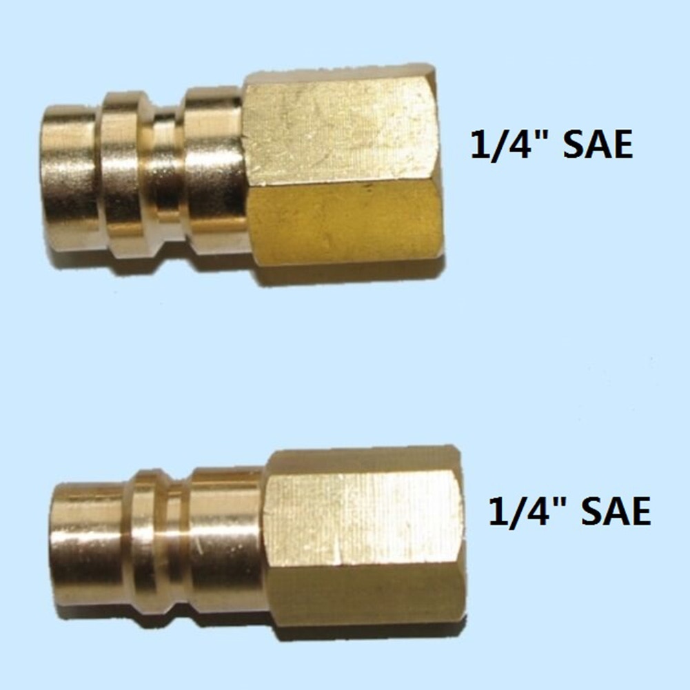 Bilkondisjoneringsadapter kjølemedie adapter sett til  r134a 1/4 "sae tråd hurtigkoblingskontakt luft tilstand