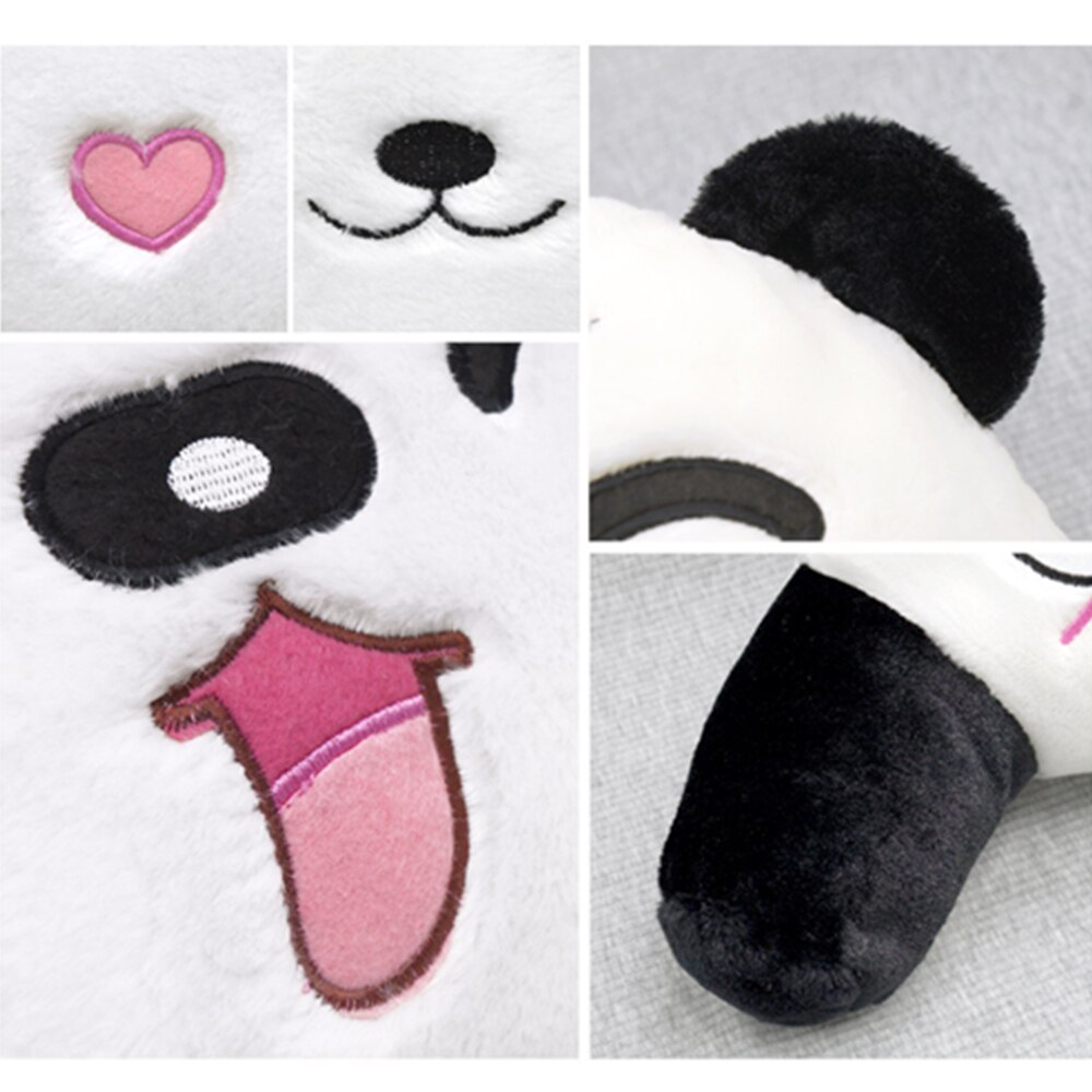 Myhung Panda Car Back Pillow Auto Seat Supports Cotton Cushion lumbar Back Waist Butt Head Soft Pillows