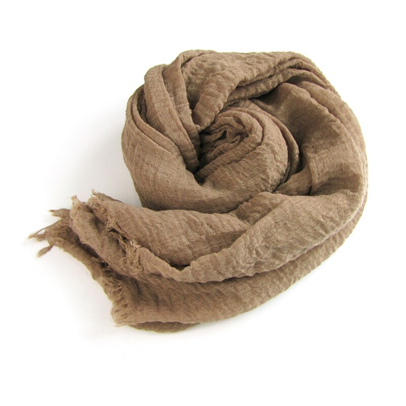 Klassisk premium viskos maxi crinkle moln hijab scarf sjal mjuk islam muslim & retail halsdukar