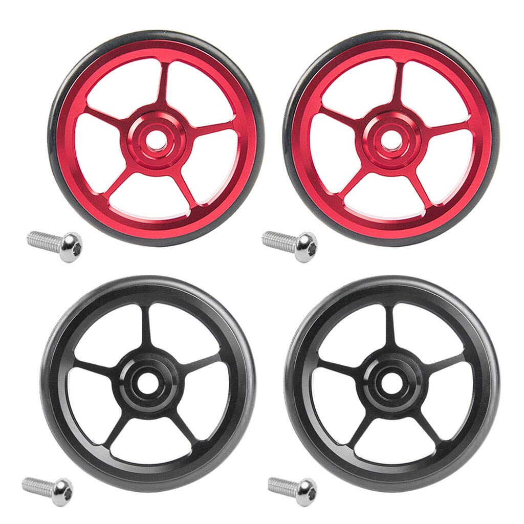 Sett  av 4 sykkel lette hjul 6cm til brompton modifiserte deler av hjulkomponenter
