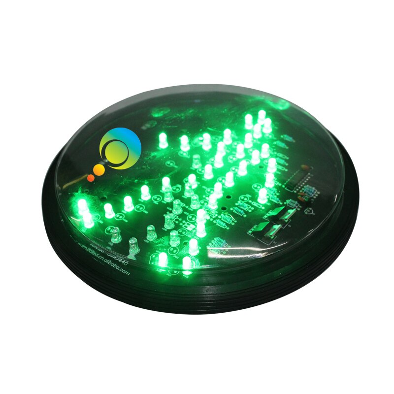 Módulo de semáforo led para peatones, 200mm, dinámico, verde, tráfico