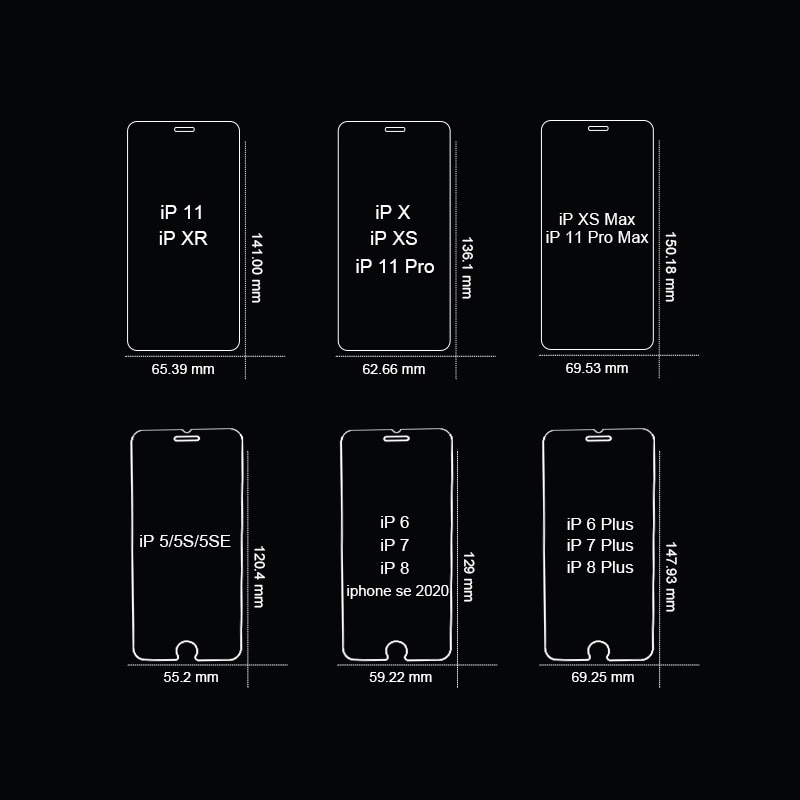 3 STKS Volledige Cover Gehard Glas Op de Voor iPhone 7 8 6 Plus 14 Screen Protector Op iPhone X XR XS MAX SE 11 12 13 14 Pro Glas