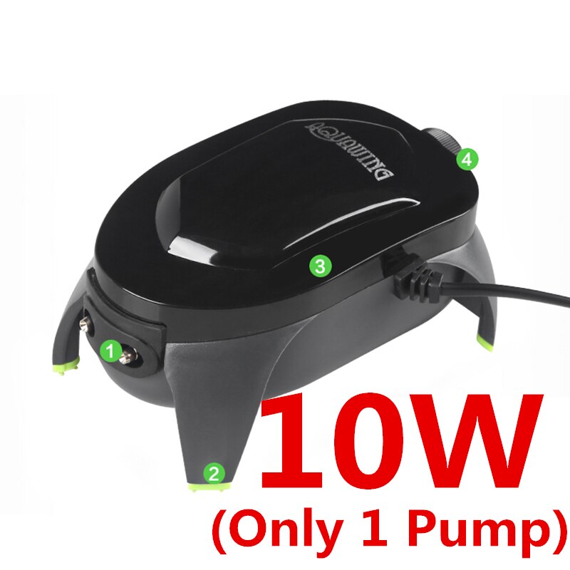 Super Aquarium Luchtpomp Fish Tank Air Compressor Voor Aquarium Verstelbare Stille Rustige Air Control Aquarium Vis Accessoires: AQ948