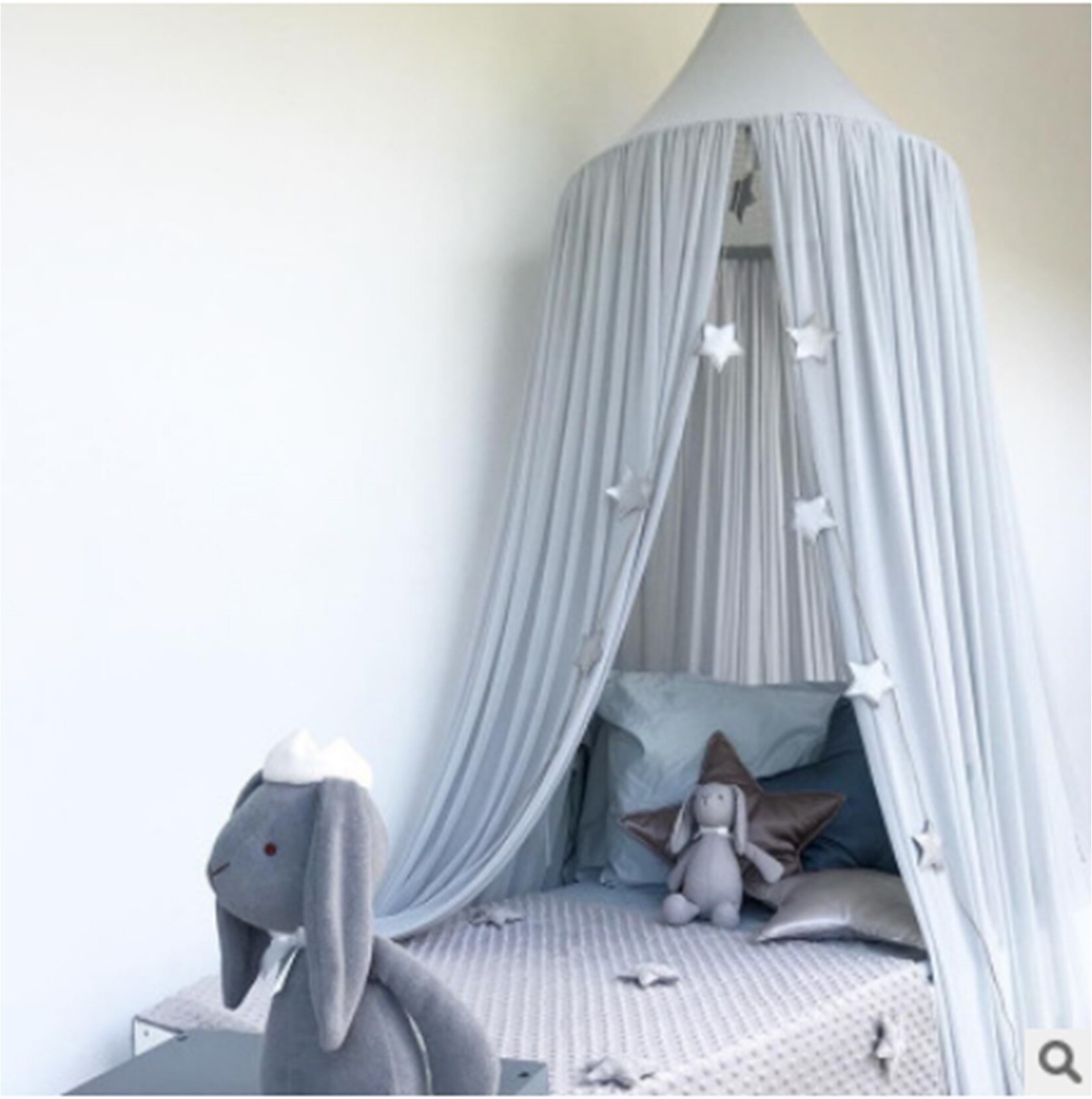 Mosquitera decorativa para dormitorio de niños, cortina de cama, tienda de juegos para bebés, nueva: Azul
