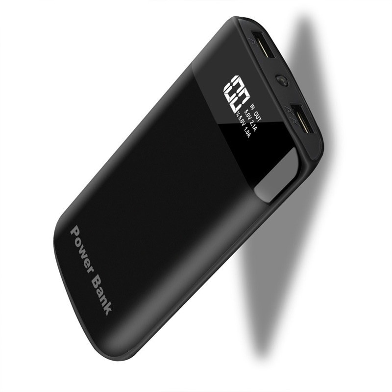 Power Bank 30000mAh Digital Display Portable Phone Charger Phone Battery Outdoor Travel Charger External Battery Powerbank