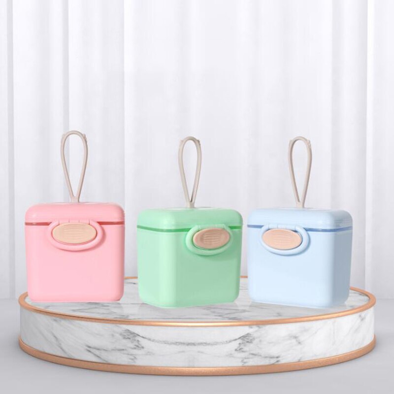 Baby Milk Powder Container With Spoon Portable Infant Formula Dispenser Food Storage Box With Scoop Airtight Baby Food Storage