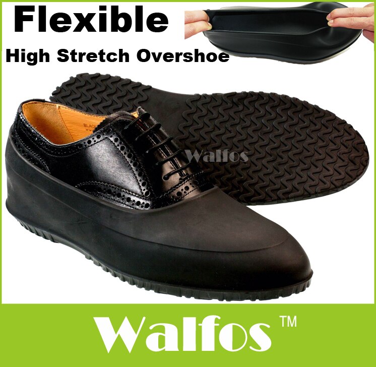 WALFOS man rubber overschoenen rubber cover regenhoes waterdichte overschoen overschoenen voor mannen