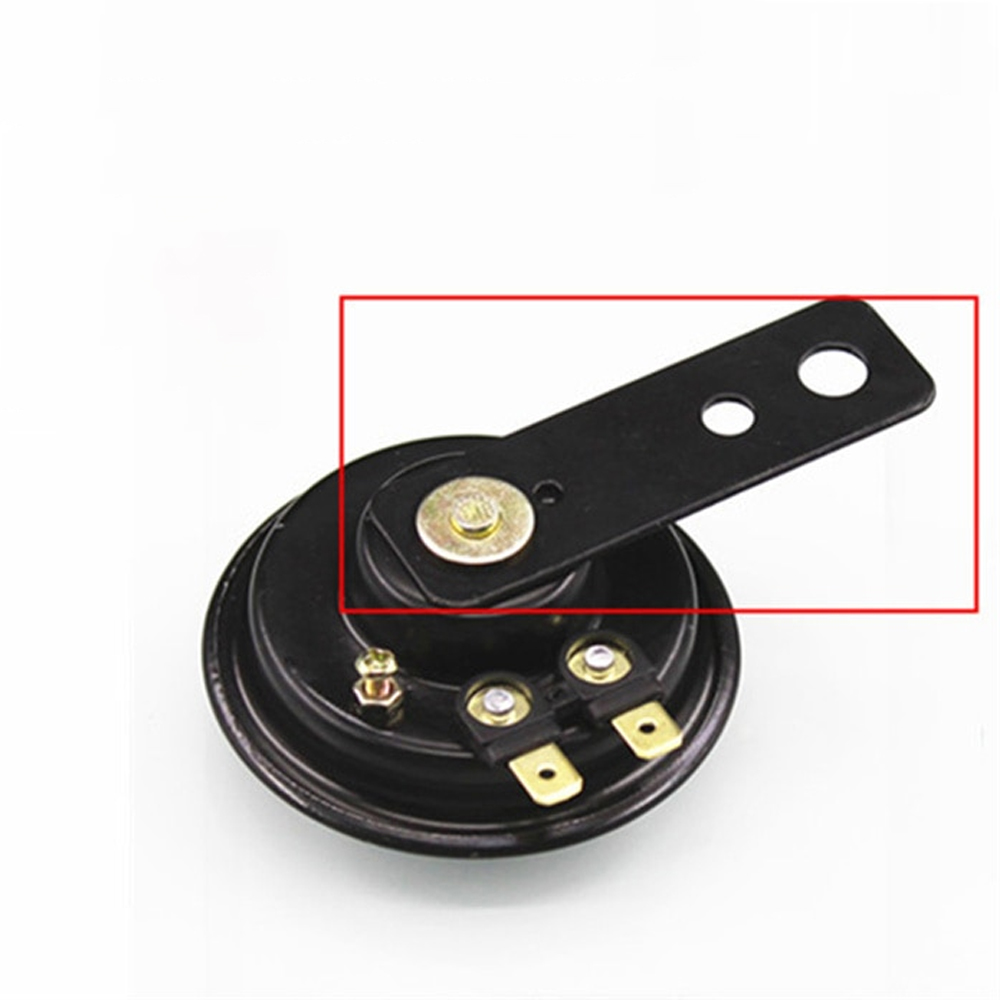 12V / 48V Waterproof Electric Bike Horn Electronic Loud Bell Trumpet 12V Pure Copper Coils General Iron Motorcycle Scooter Bell