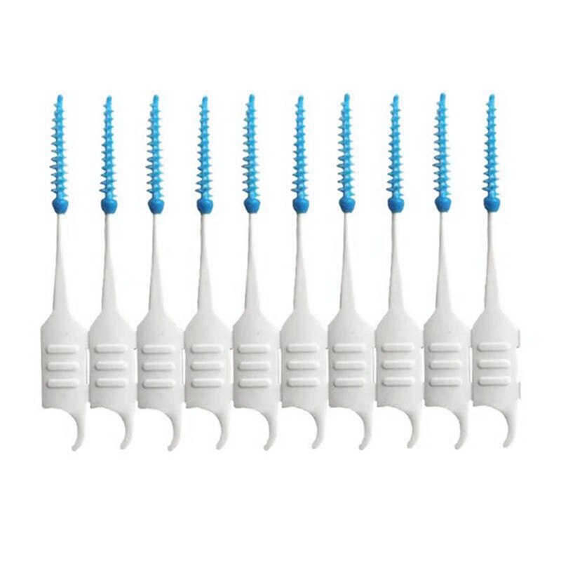 40 Pcs Tanden Tandenstokers Dental Floss Picks Rager Stok Tand Schoon
