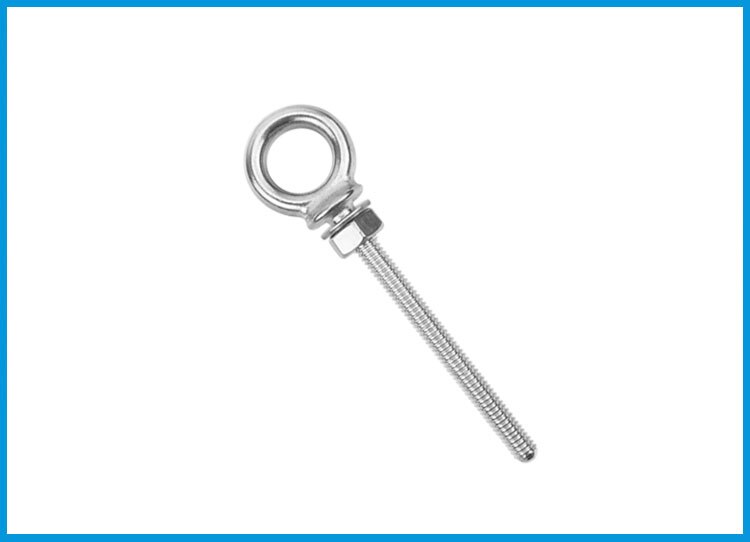 BSET MATEL M6*60mm Marine Grade 316 stainless steel longer Lifting Eye Bolts lift eye bolt Screws Ring Loop Hole for Cable Rope